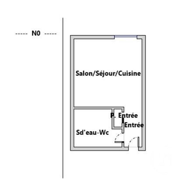 Appartement Studio à vendre - 1 pièce - 19,47 m2 - Bordeaux - 33 - AQUITAINE