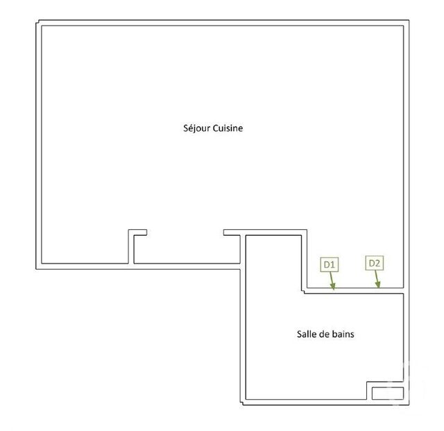 Appartement Studio &agrave; vendre - 1 pi&egrave;ce - 20,66 m2 - Bordeaux - 33 - AQUITAINE