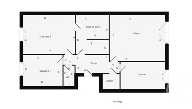 Appartement T3 &agrave; vendre - 3 pi&egrave;ces - 71 m2 - Bordeaux - 33 - AQUITAINE
