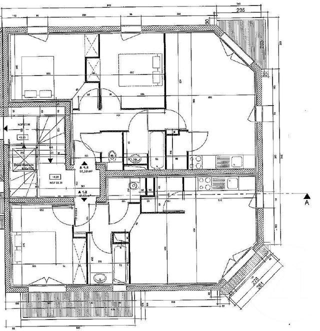 Afficher la photo en grand Appartement T4 à louer - 4 pièces - 89,83 m2 - Merignac - 33 - AQUITAINE