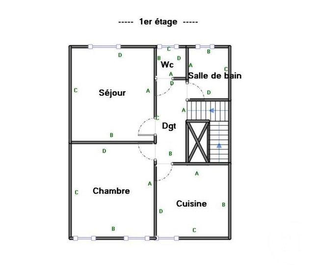 Appartement F2 &agrave; louer - 2 pi&egrave;ces - 44,19 m2 - Talence - 33 - AQUITAINE